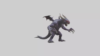 3D model Roaming Demon Beast model VR / AR / low-poly