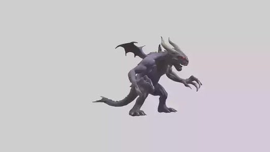 3D model Roaming Demon Beast model VR / AR / low-poly