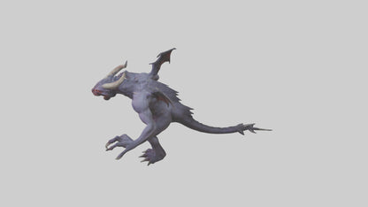 3D model Roaming Demon Beast model VR / AR / low-poly