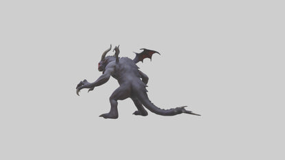 3D model Roaming Demon Beast model VR / AR / low-poly