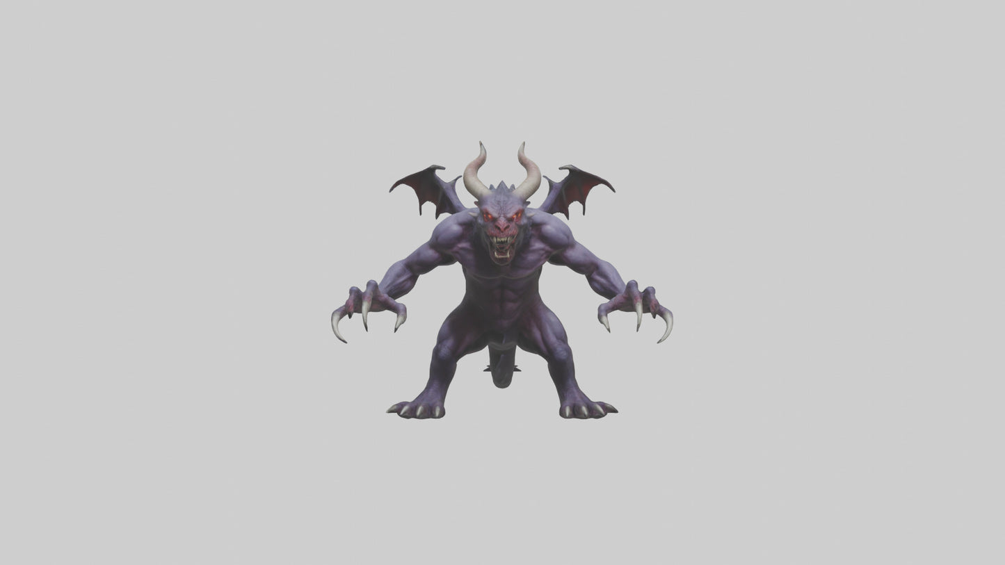 3D model Roaming Demon Beast model VR / AR / low-poly