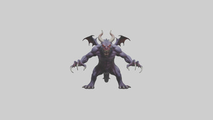 3D model Roaming Demon Beast model VR / AR / low-poly