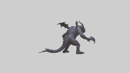 3D model Roaming Demon Beast model VR / AR / low-poly