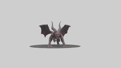 3D model Roaming Demon Beast model VR / AR / low-poly