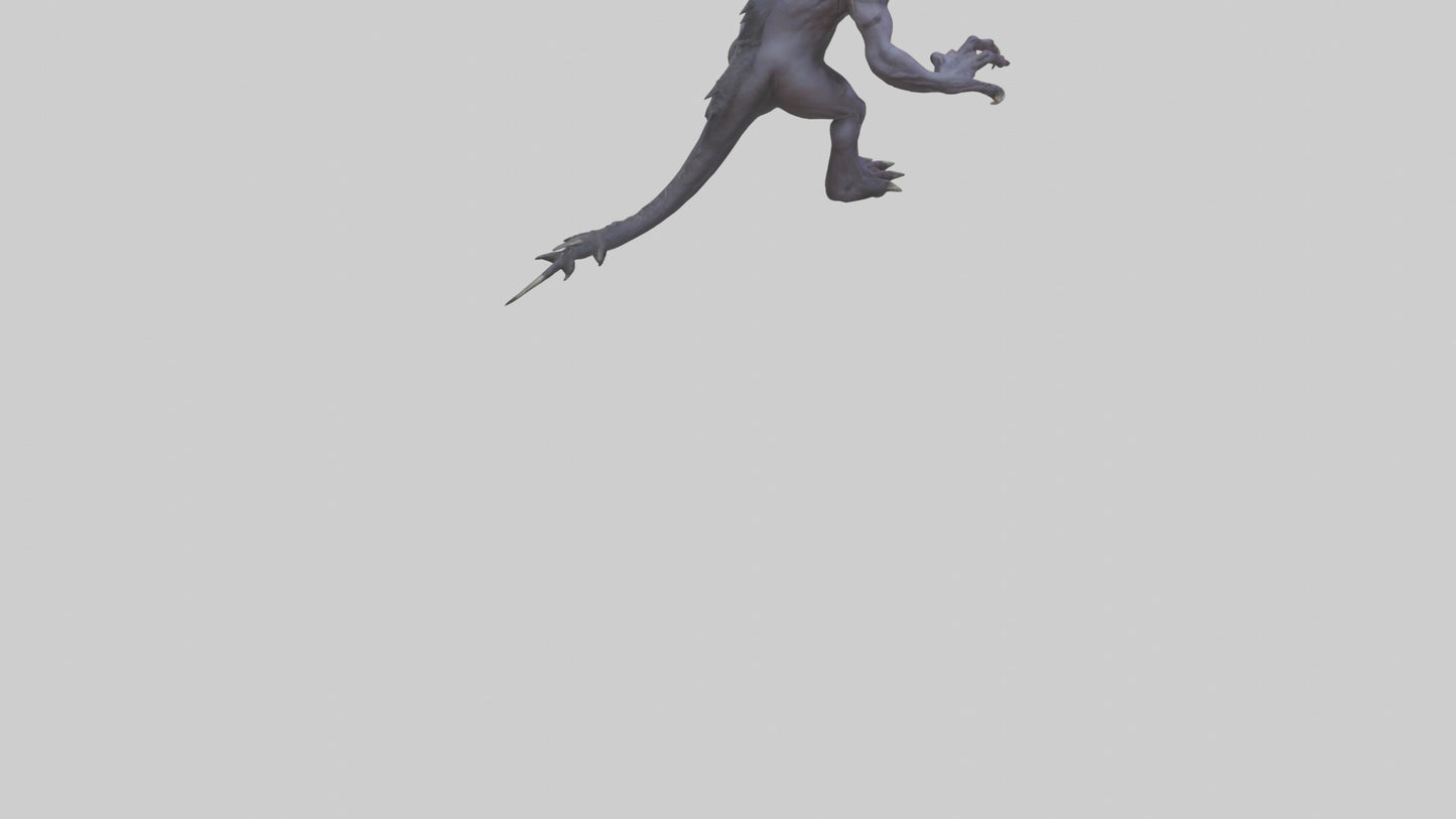 3D model Roaming Demon Beast model VR / AR / low-poly