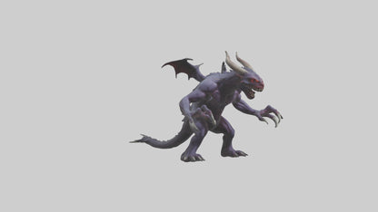 3D model Roaming Demon Beast model VR / AR / low-poly
