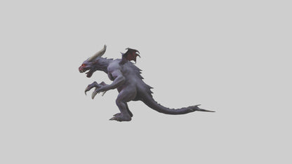 3D model Roaming Demon Beast model VR / AR / low-poly