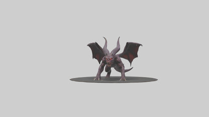 3D model Roaming Demon Beast model VR / AR / low-poly