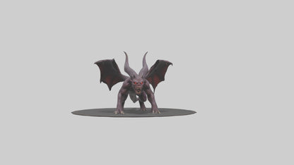 3D model Roaming Demon Beast model VR / AR / low-poly