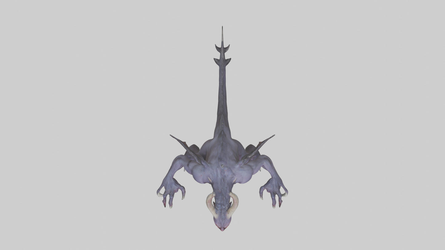 3D model Roaming Demon Beast model VR / AR / low-poly
