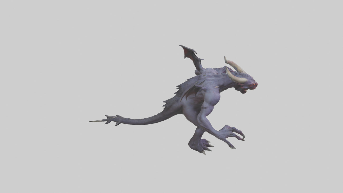 3D model Roaming Demon Beast model VR / AR / low-poly