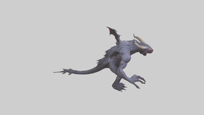 3D model Roaming Demon Beast model VR / AR / low-poly