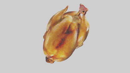 3D model Roasted chicken model VR / AR / low-poly