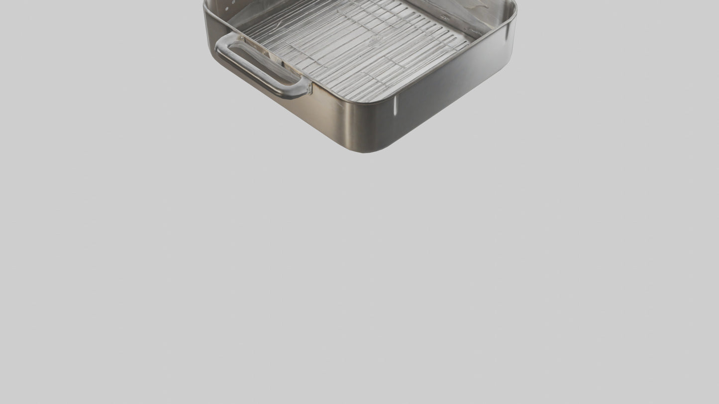 3D model Roasting Pan model VR / AR / low-poly