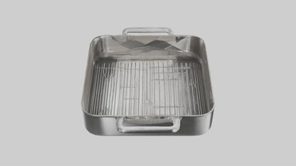 3D model Roasting Pan model VR / AR / low-poly