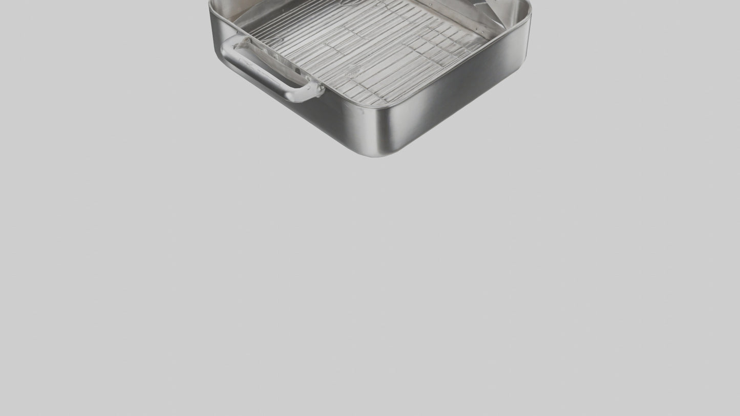3D model Roasting Pan model VR / AR / low-poly