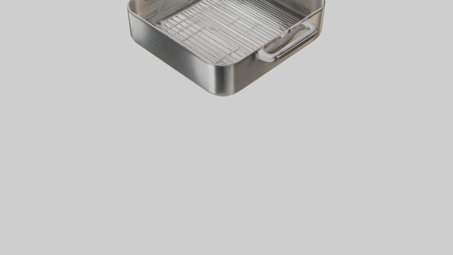 3D model Roasting Pan model VR / AR / low-poly