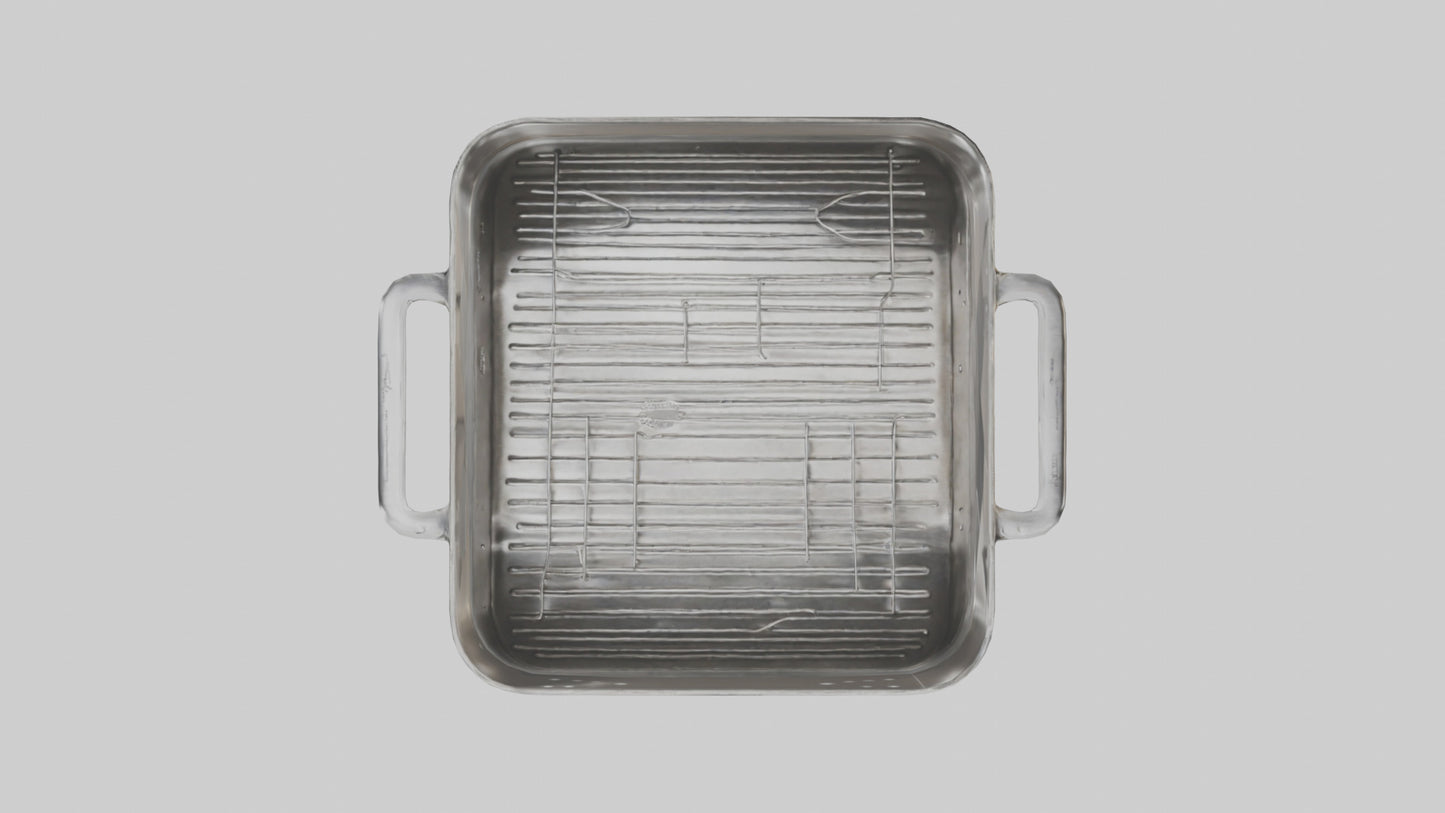 3D model Roasting Pan model VR / AR / low-poly