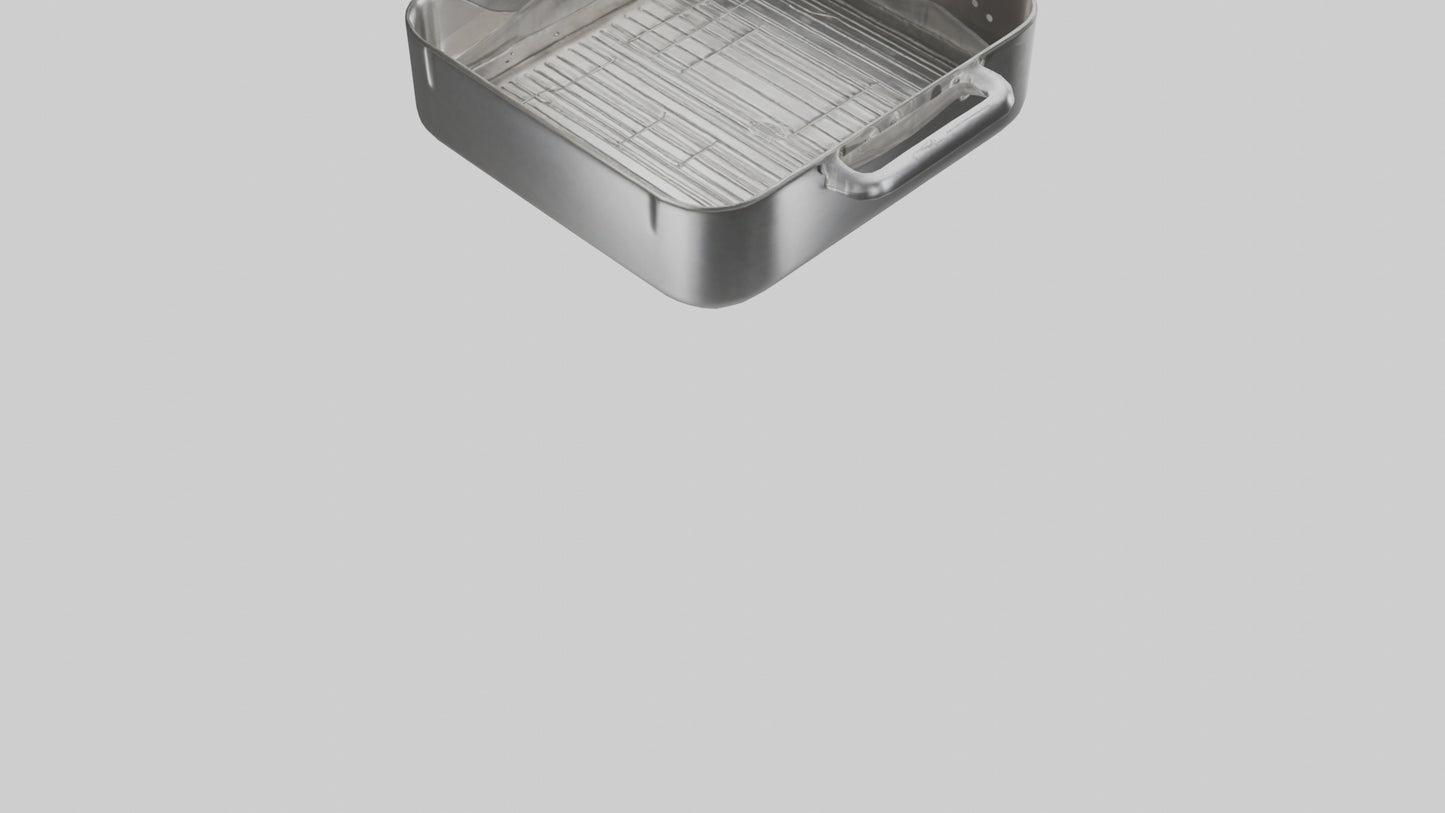 3D model Roasting Pan model VR / AR / low-poly