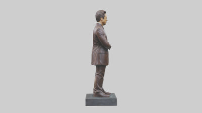 3D model Robert Downey Jr statue model VR / AR / low-poly