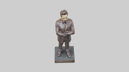 3D model Robert Downey Jr statue model VR / AR / low-poly