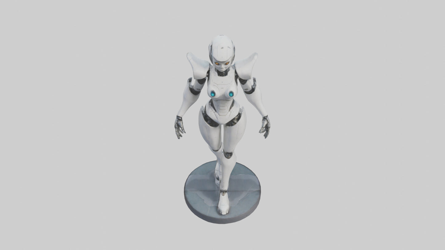 3D model RoboPilot statue model VR / AR / low-poly
