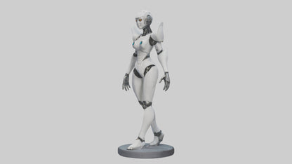 3D model RoboPilot statue model VR / AR / low-poly