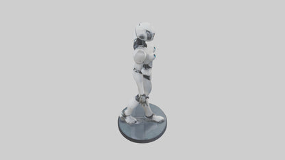3D model RoboPilot statue model VR / AR / low-poly