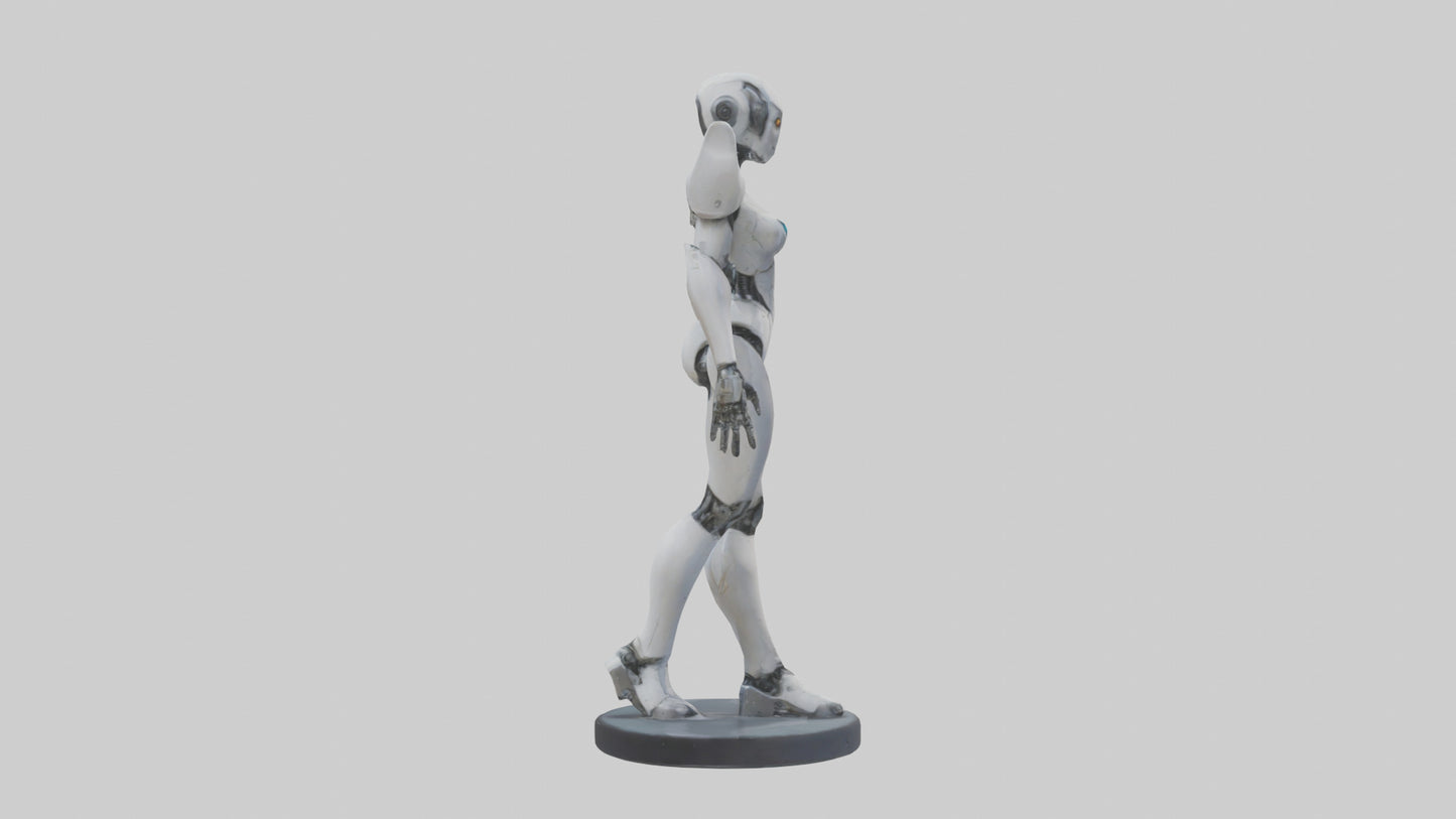 3D model RoboPilot statue model VR / AR / low-poly