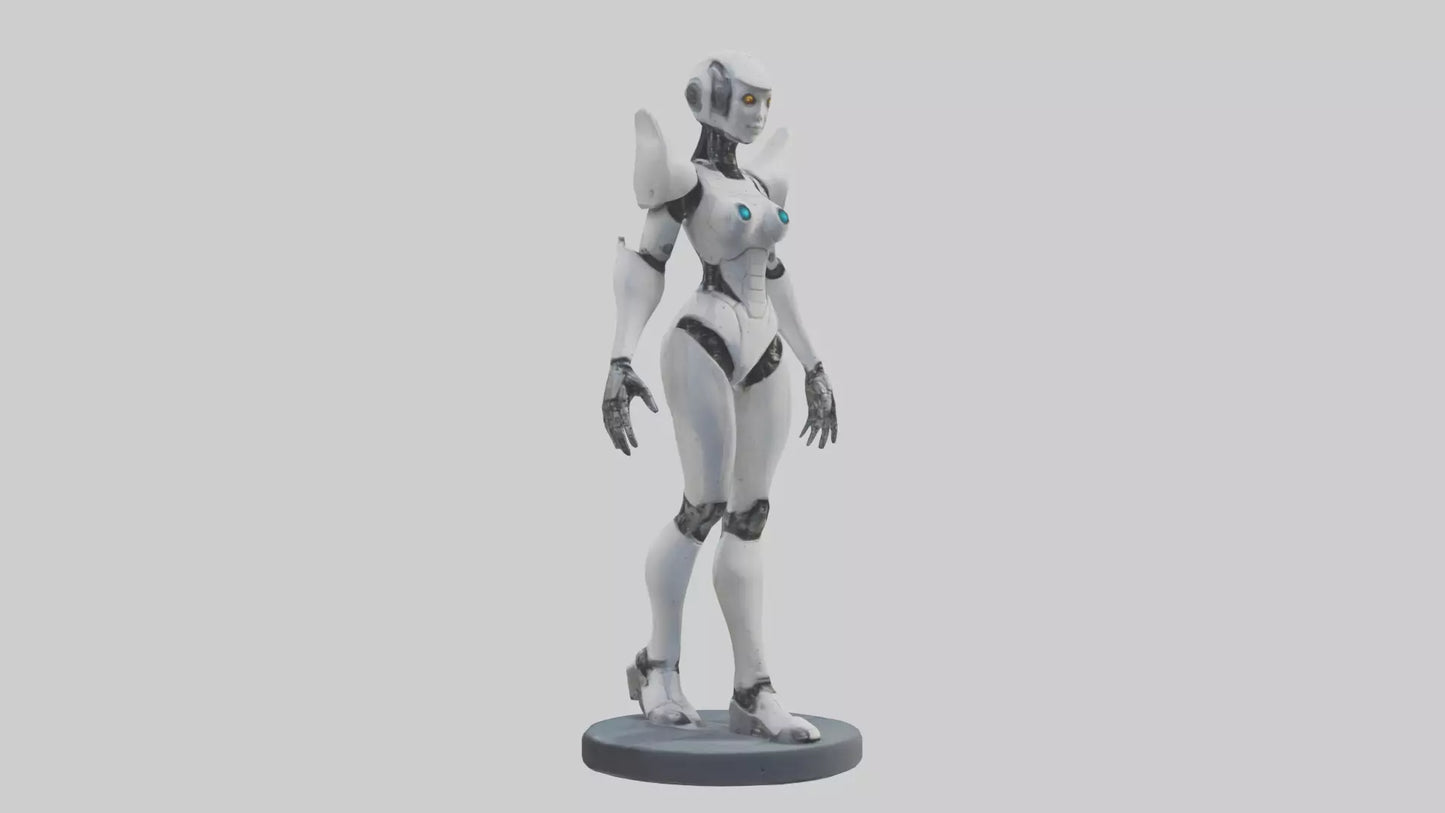 3D model RoboPilot statue model VR / AR / low-poly