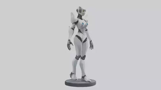 3D model RoboPilot statue model VR / AR / low-poly