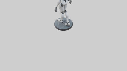 3D model RoboPilot statue model VR / AR / low-poly