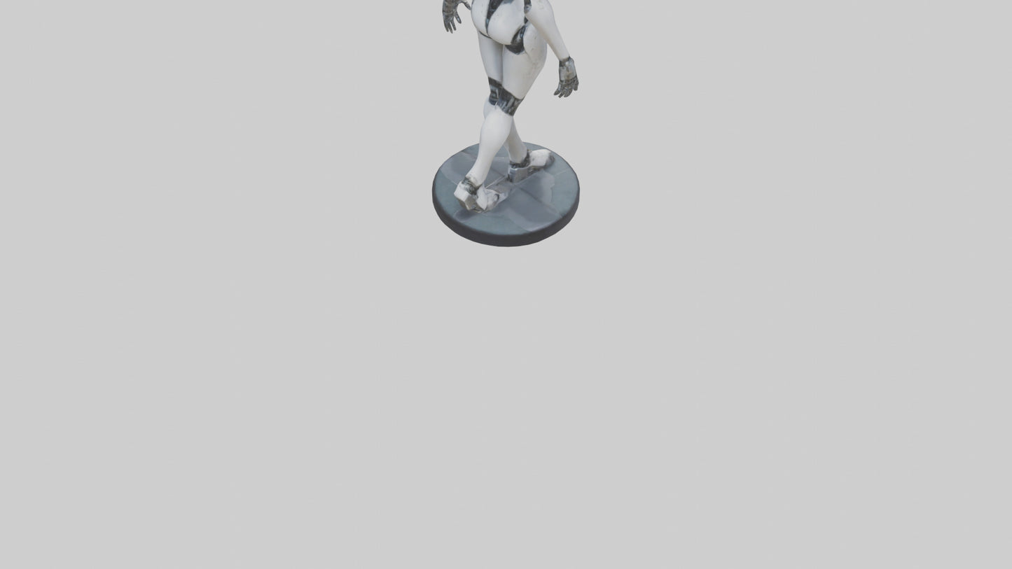 3D model RoboPilot statue model VR / AR / low-poly
