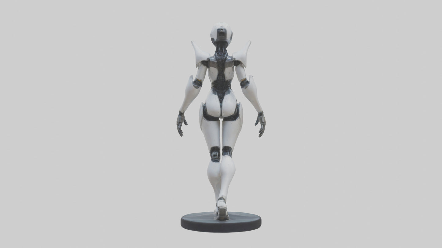 3D model RoboPilot statue model VR / AR / low-poly