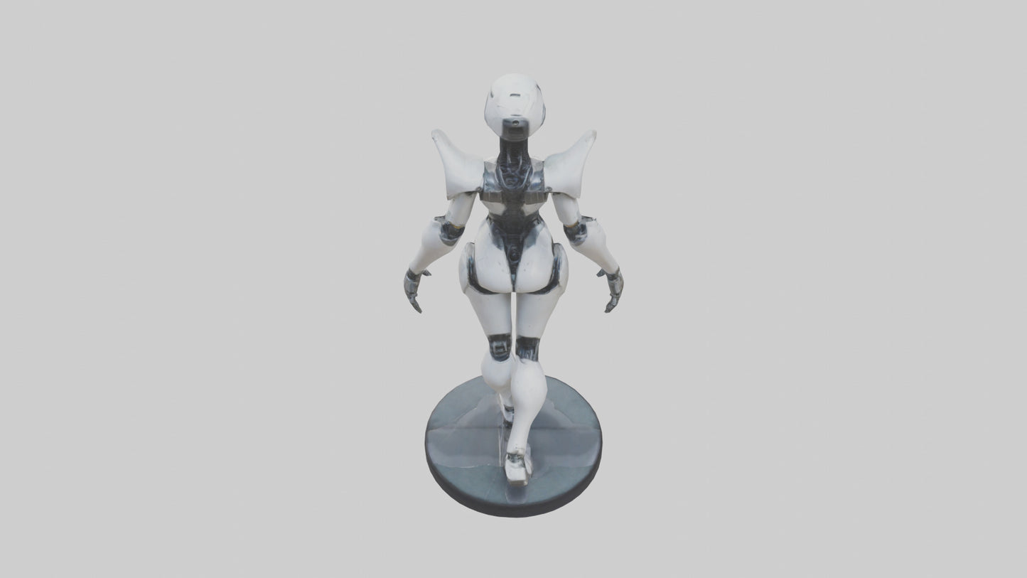 3D model RoboPilot statue model VR / AR / low-poly