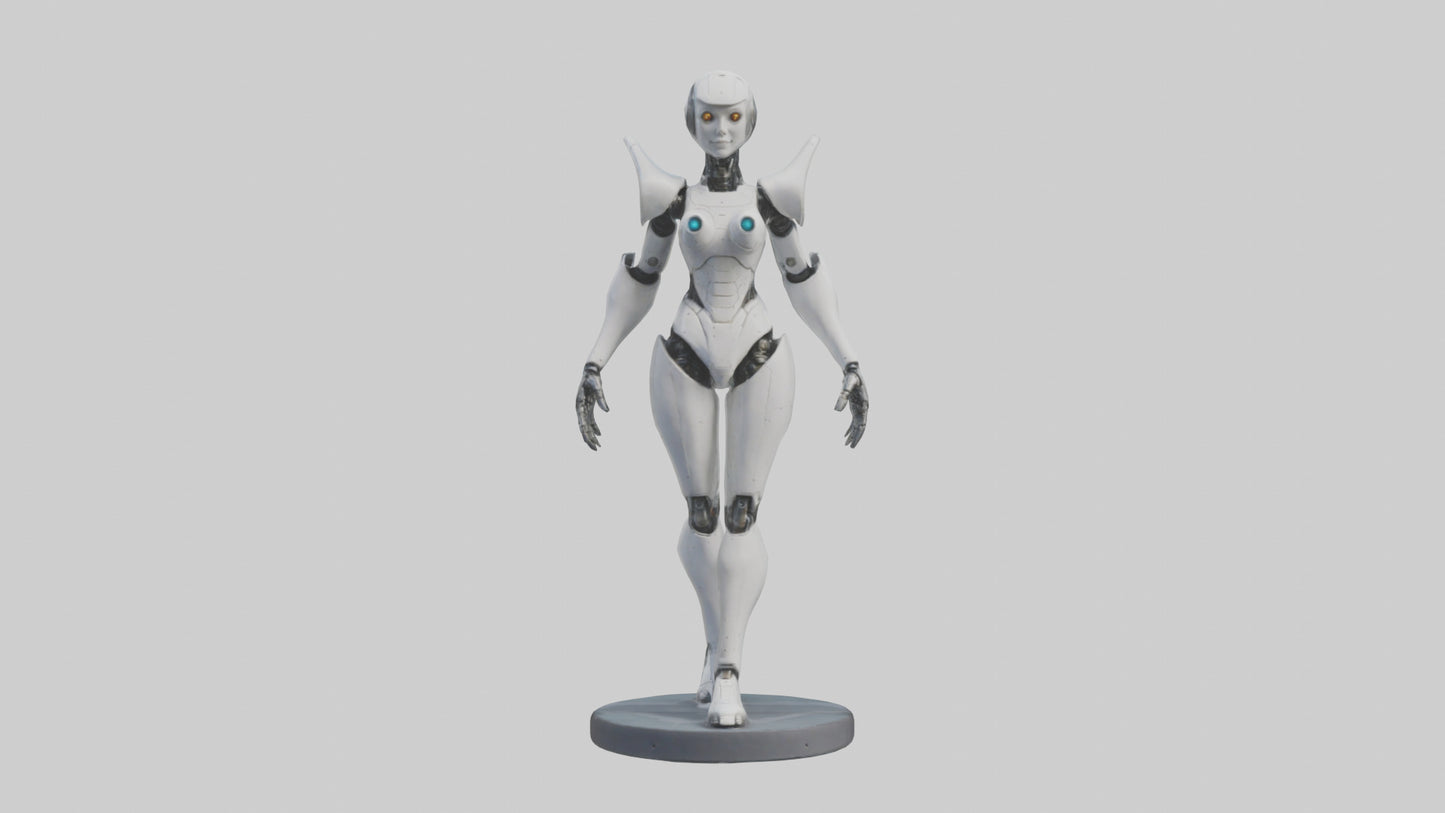 3D model RoboPilot statue model VR / AR / low-poly