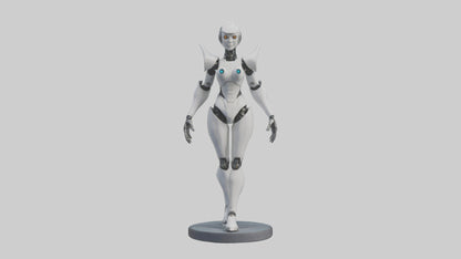 3D model RoboPilot statue model VR / AR / low-poly