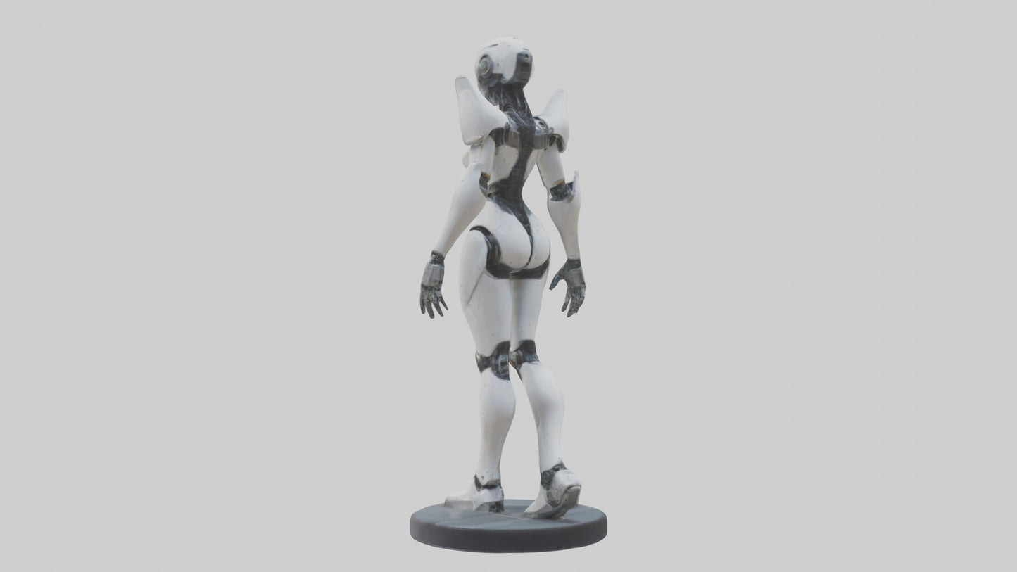 3D model RoboPilot statue model VR / AR / low-poly