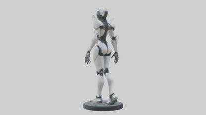 3D model RoboPilot statue model VR / AR / low-poly