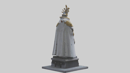 3D model Robot Emperor statue model VR / AR / low-poly