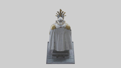 3D model Robot Emperor statue model VR / AR / low-poly