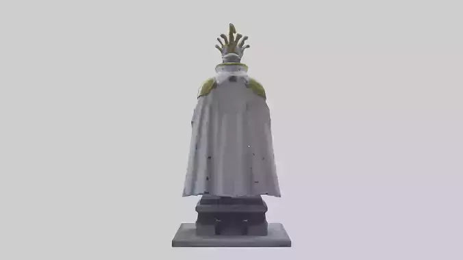 3D model Robot Emperor statue model VR / AR / low-poly