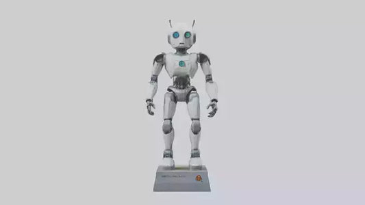 Robot Scout statue model VR / AR / low-poly