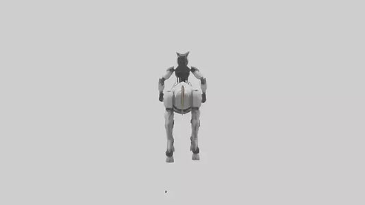 3D model Robot version of a centaur model VR / AR / low-poly
