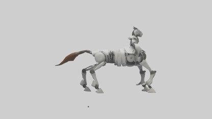 3D model Robot version of a centaur model VR / AR / low-poly