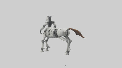 3D model Robot version of a centaur model VR / AR / low-poly