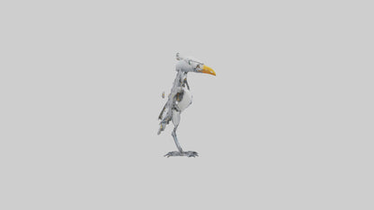 Robot version of a robot bird model 3D model