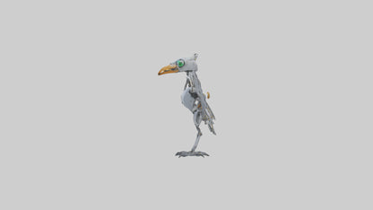 Robot version of a robot bird model 3D model
