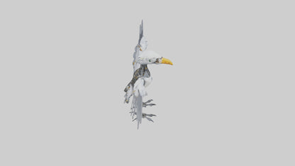 Robot version of a robot bird model 3D model