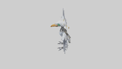 Robot version of a robot bird model 3D model